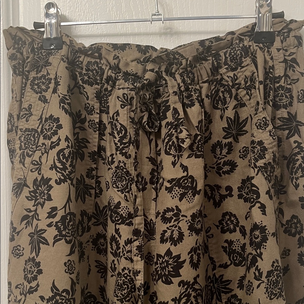 Wilfred green and Black Floral joggers